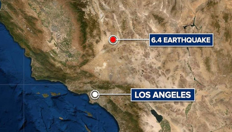 California Earthquake July 4, 2019