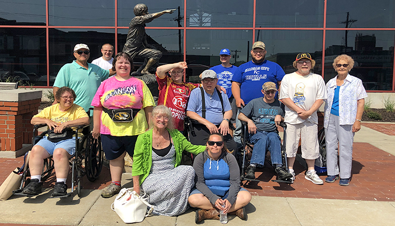 Families and Friends of the Developmentally Disabled tour steamboat museum