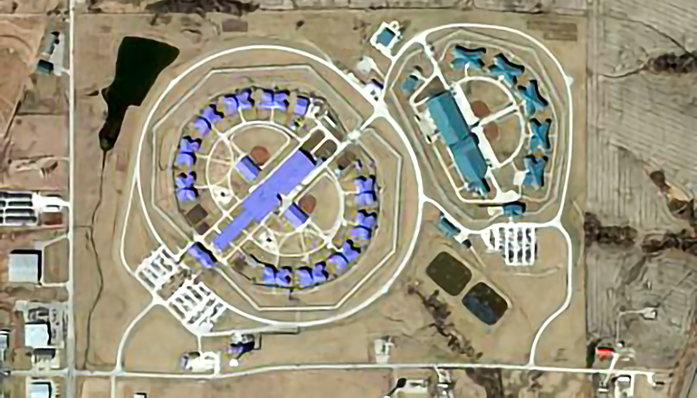 Overhead View of Crossroads and Missouri Western Correctional Centers