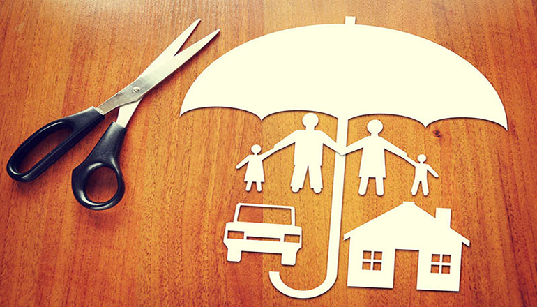 Paper Cutout of family (Insurance)