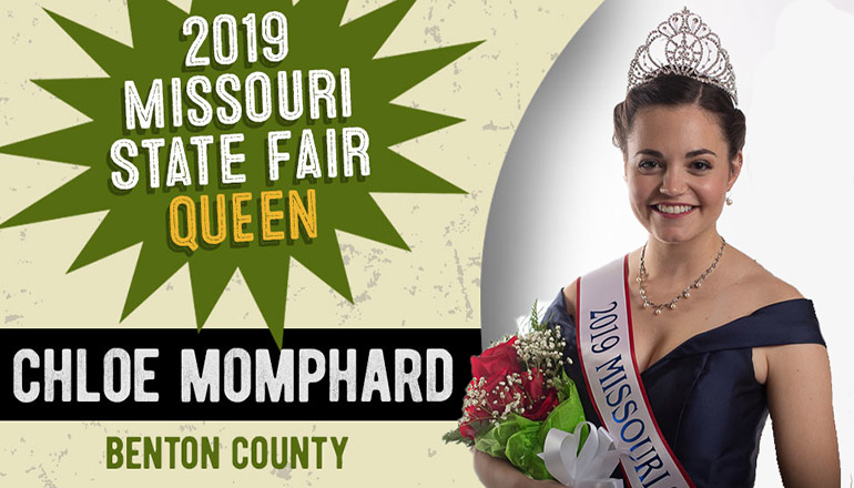 Chloe Momphard 2019 Mo State Fair Queen
