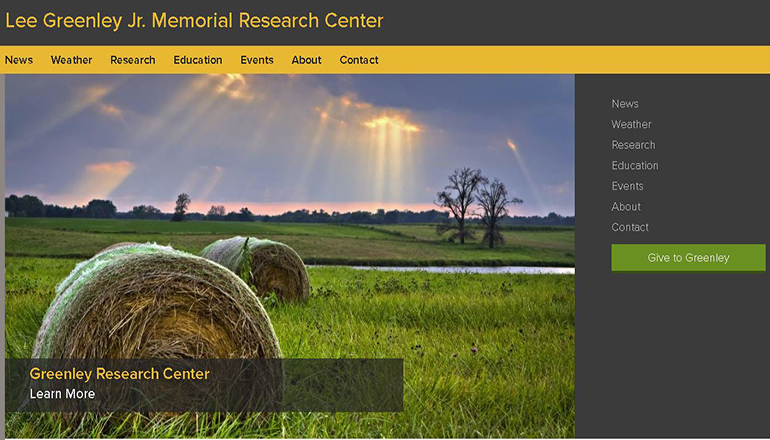 Greenley Research Center Novelty Missouri website
