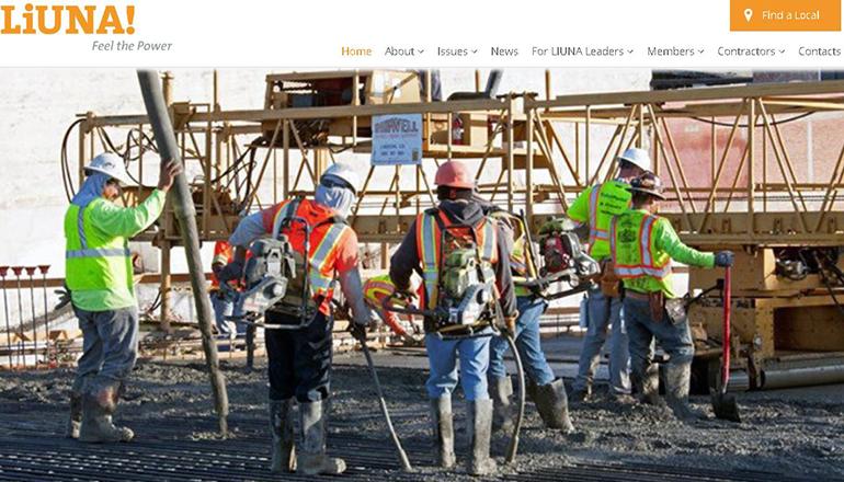 Liuna Website (Laborers International Union of North America)