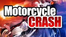 Motorcycle Crash news graphic