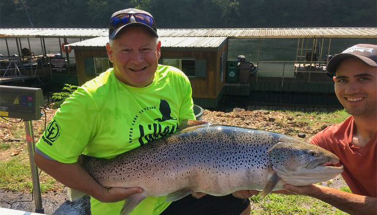 Bill Babler State record Trout 2019