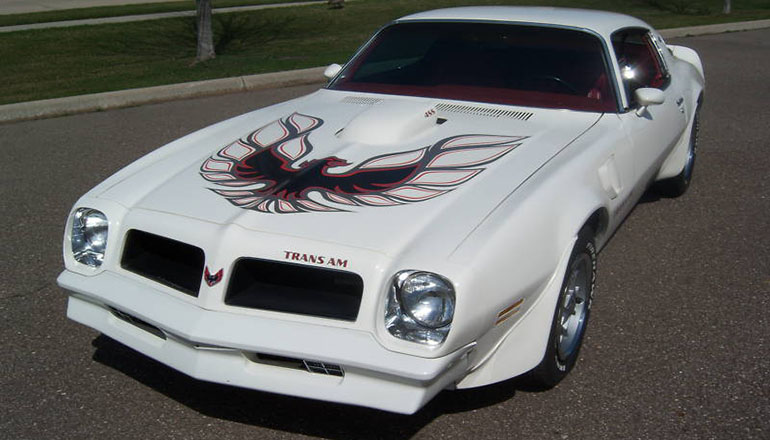 White 1976 Pontiac Firebird