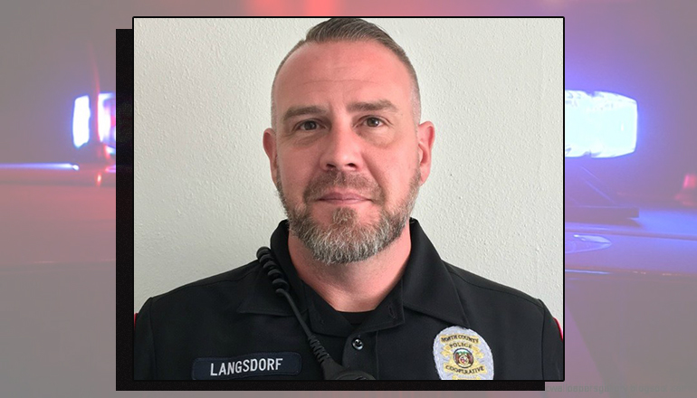 Officer Michael Langsdorf Receives Back the Blue Award