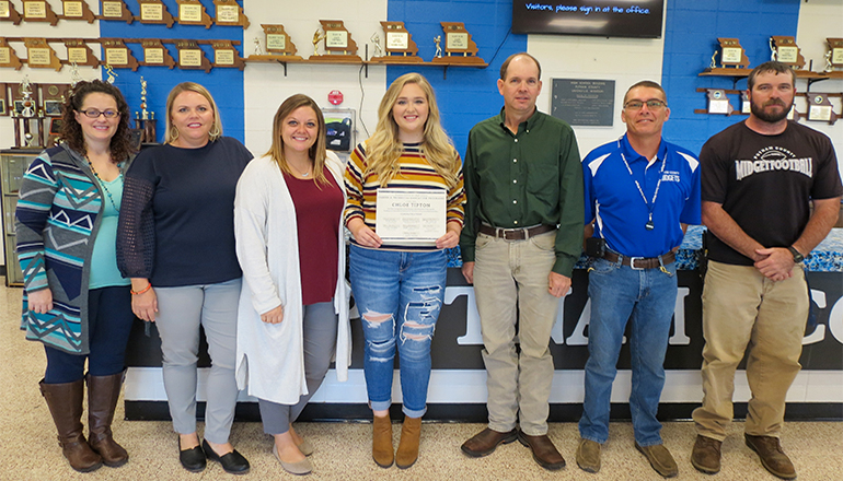 Putnam County Student of the Month - October