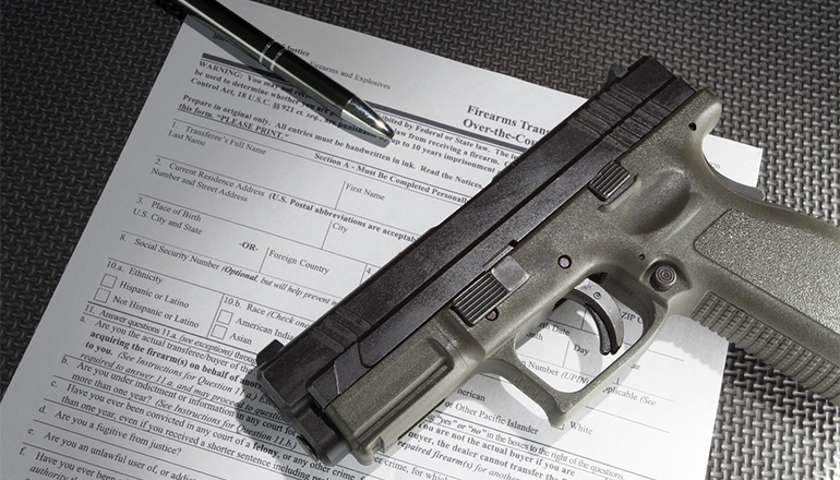 Firearms (Gun) Background Check with application