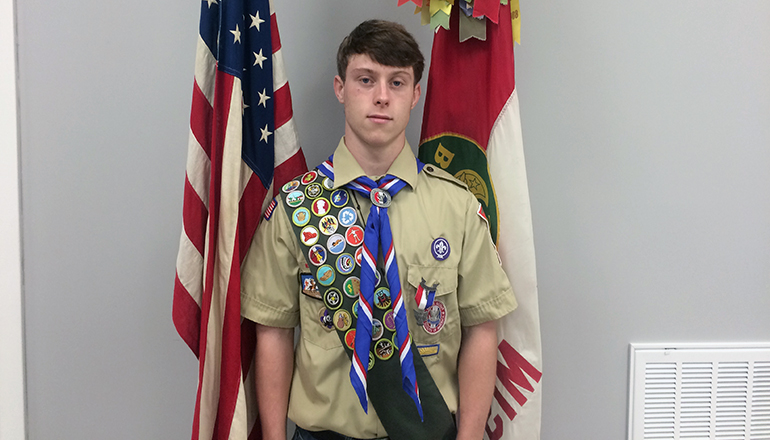 Payden McCullough earns Eagle Scout