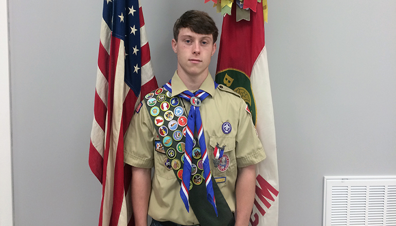 Payden Mccullough Receives Eagle Scout Award