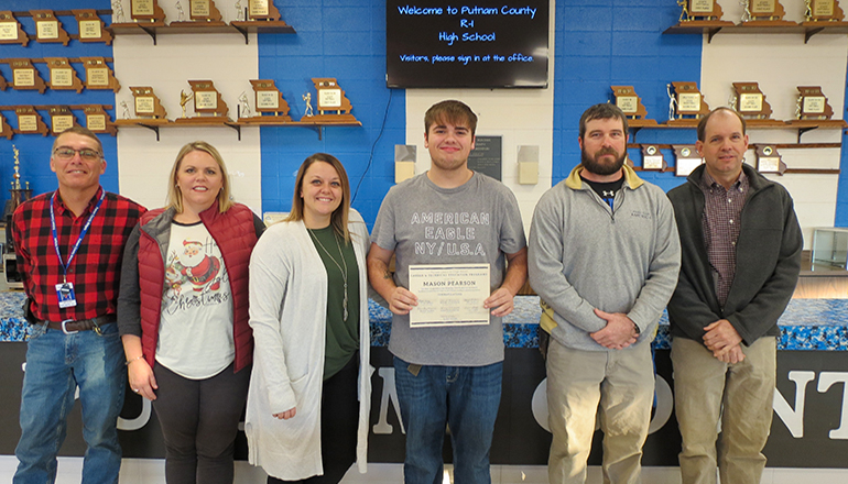 Putnam County Student of the month for December
