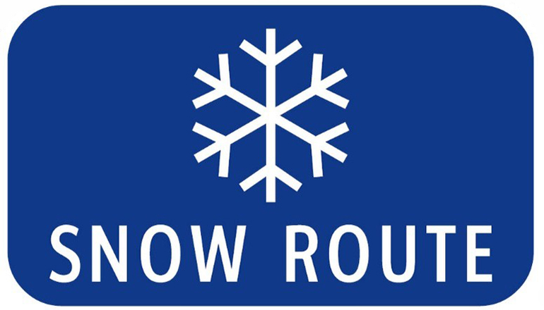 Emergncy Snow Route