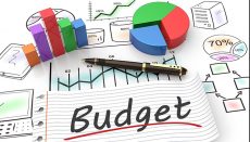 Budget news graphic