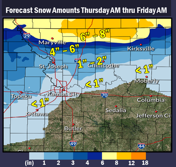 Northern Missouri hit with double whammy as Winter Storm Warning and Winter Weather Advisory issued