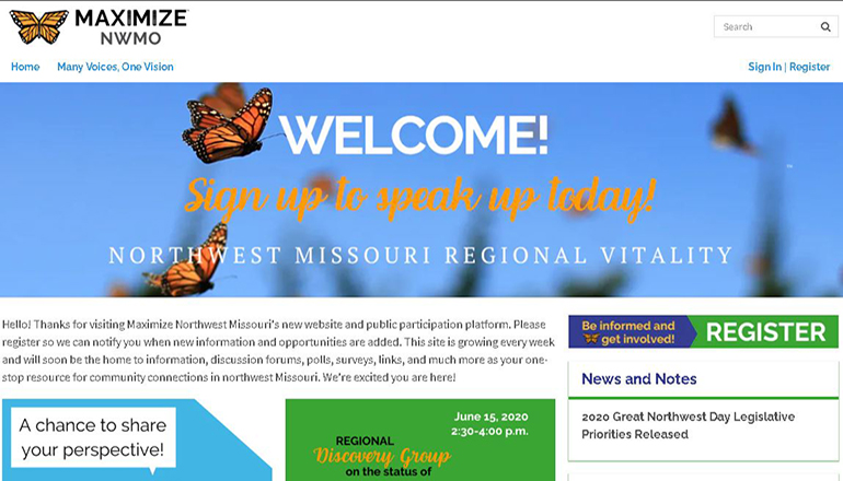 Maximize Northwest Missouri Website