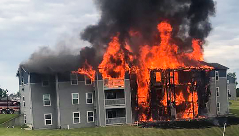 Princeton Apartment Fire
