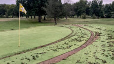 Damaged golf course in Chillicothe