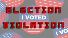 Election Violation News Graphic