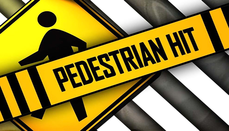 Pedestrian Hit News Graphic