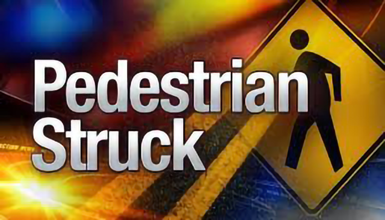 Pedestrian Struck news graphic