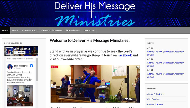 DHM Ministries website