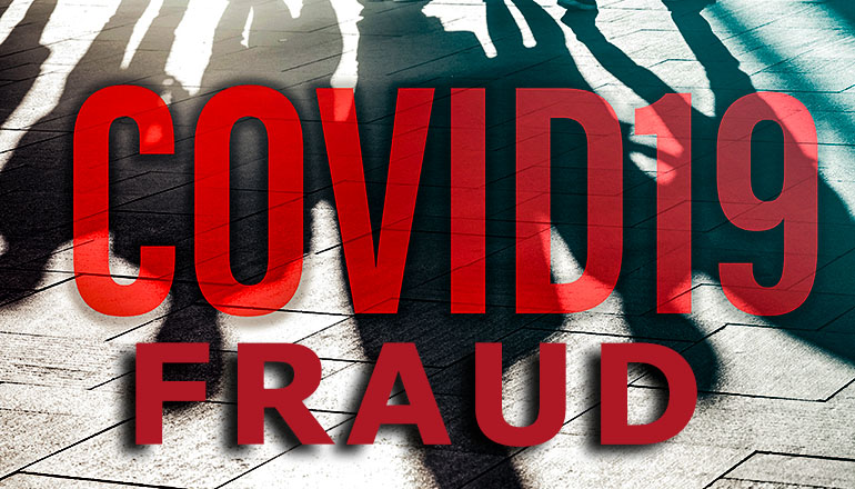 COVID-19 Fraud graphic