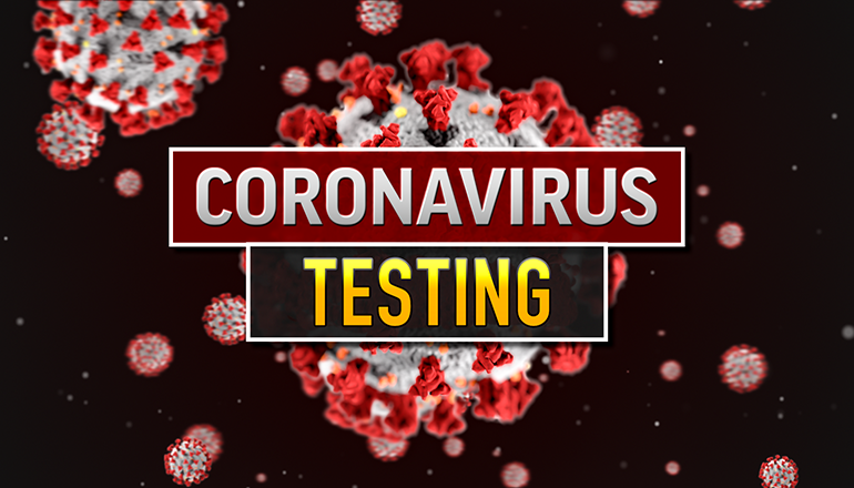 COVID-19 or Coronavirus Testing graphic