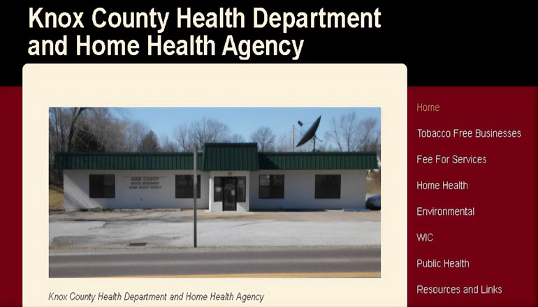Knox County Health Department website