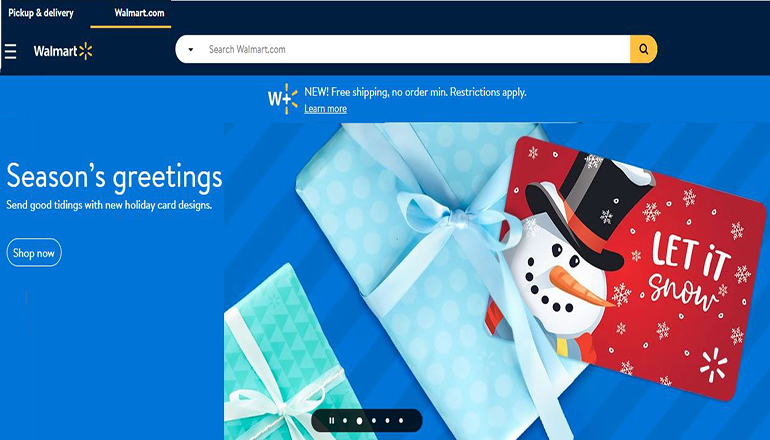 Walmart Christmas Website