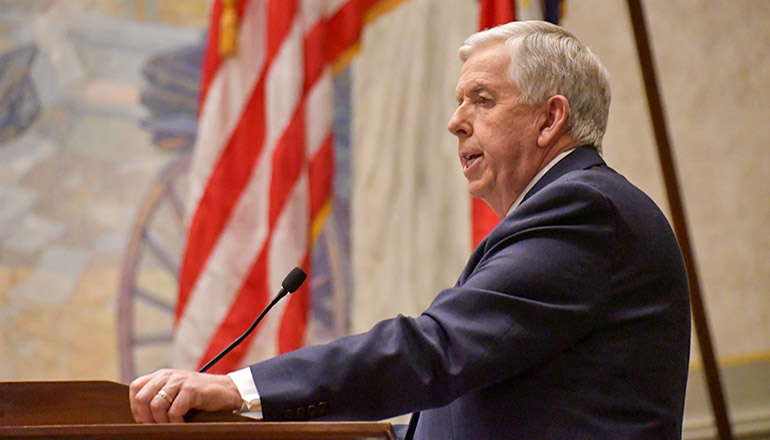 Governor Parson Gives State of the State Address 2021