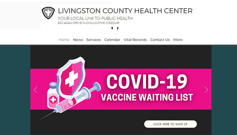 Livingston County Health Center Website