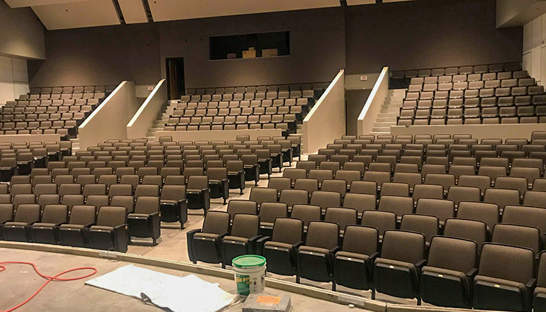 Seats in THS Performing Arts Center