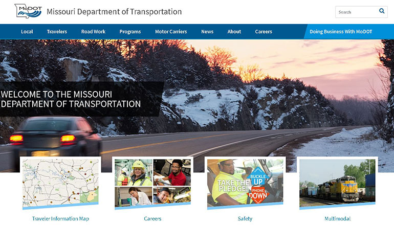 MoDOT Webpage