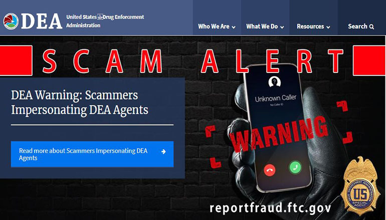 DEA Scam Alert