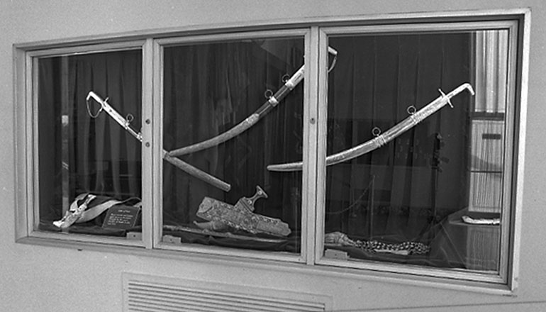 FBI Presidential Library crime scene photo