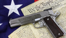Handgun on Constitution right to carry 2nd Amendment or Second Amendment