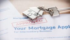 Approved mortgage loan agreement application or Mortgage