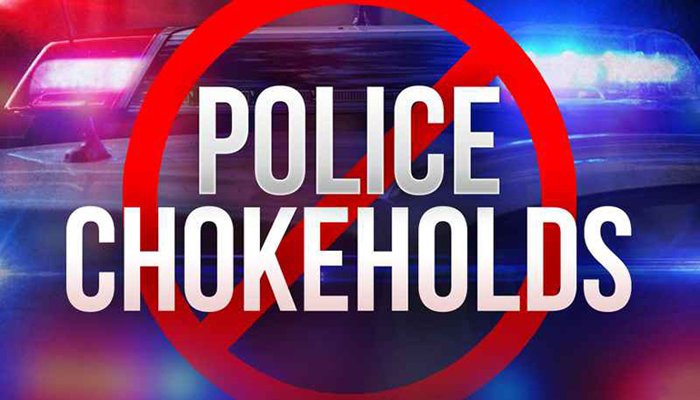 Police Chokeholds news graphic