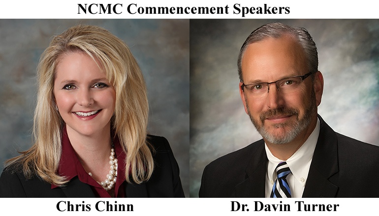 NCMC Commencement Speakers Chris Chinn Davin Turner