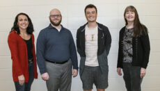 L to R: Traci Norris, Eric Christopherson, Zane Smith, and Dr. Susan Stull