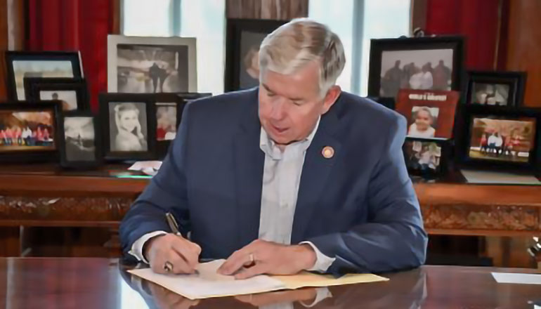 Parson signing new legislation