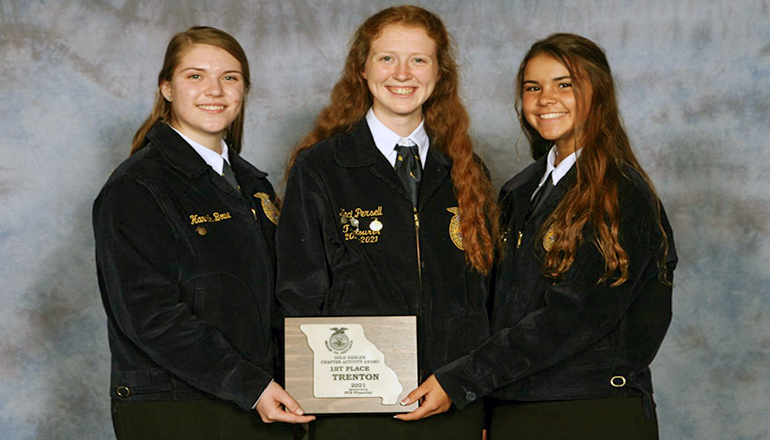 Trenton FFA named Top Chapter Award state winner 2021