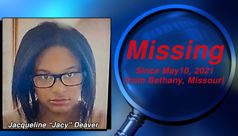 Jacqqueline "Jacy" Deaver Missing from Bethany, Missouri