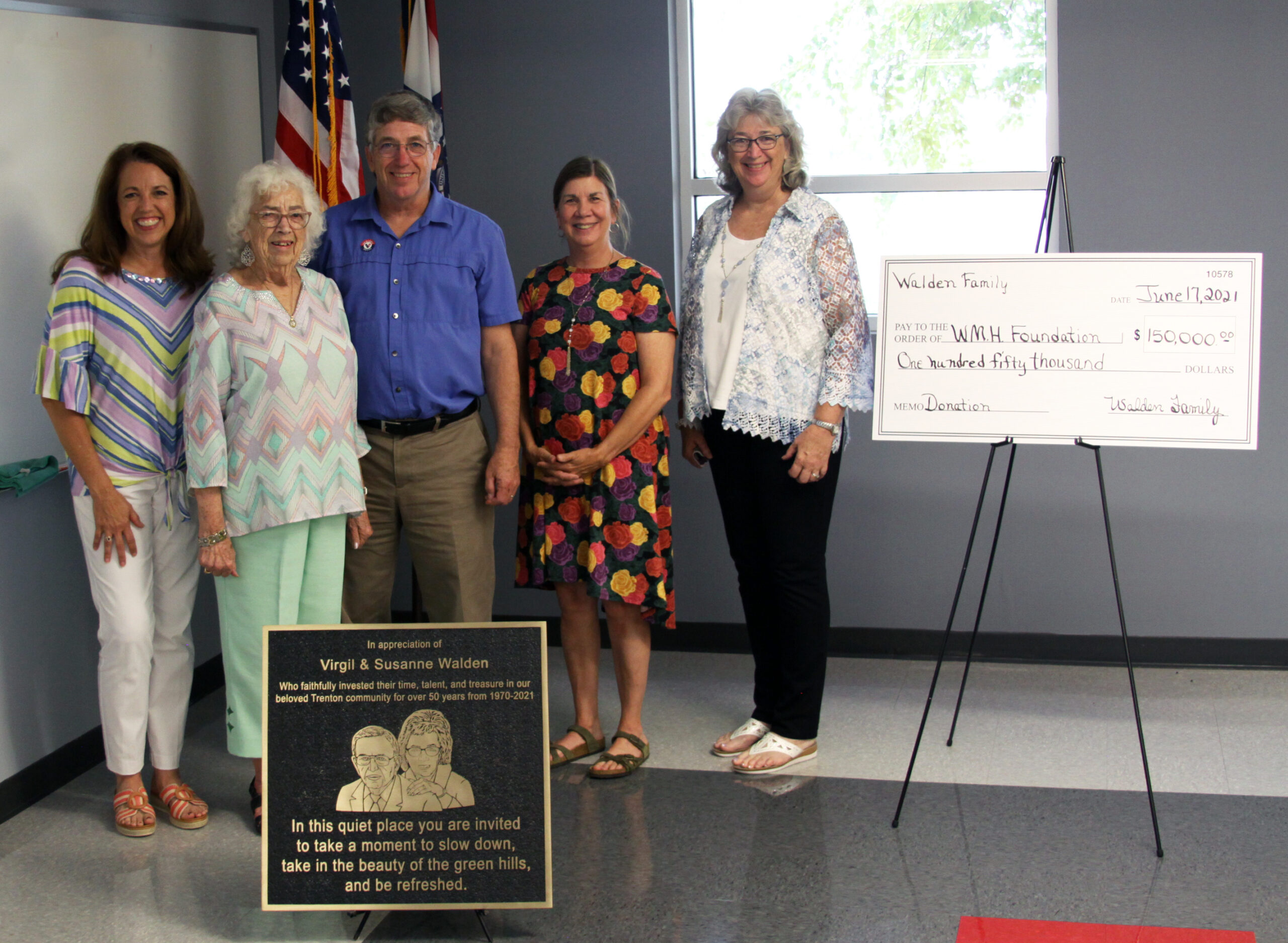 Jane (Walden) Fischer, Susanne Walden, Dan Walden, Terry Walden, and Gena (Walden) Crowdis