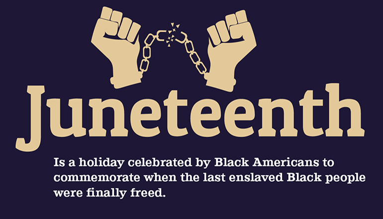 Juneteenth graphic