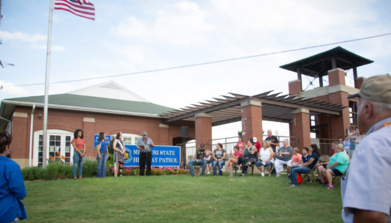 Military Flag Retreat Ceremony at Missouri State Fair