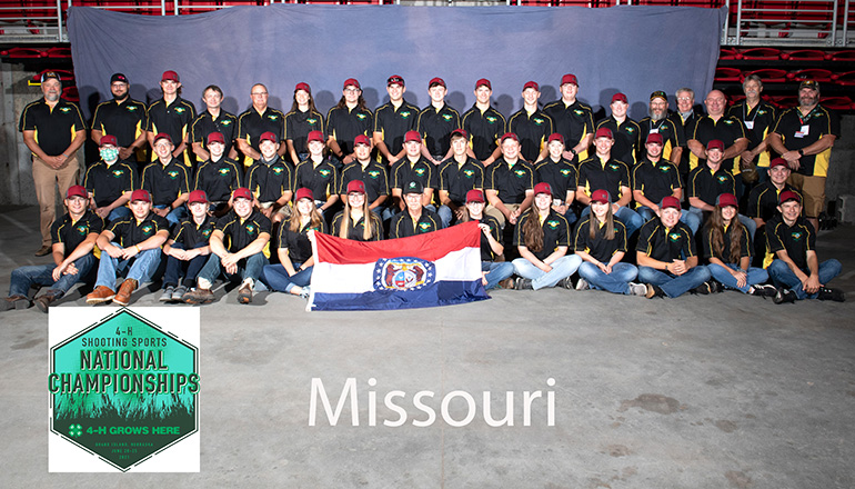 Missouri 4-H shooting sports teams won third-place honors at the 2021 4-H Shooting Sports National Championships