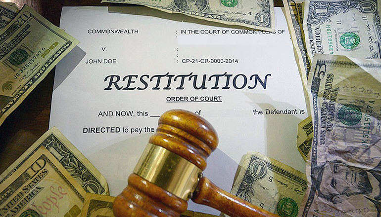 Restitution News Graphic
