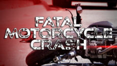 Fatal Motorcycle Crash News Graphic